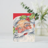  Santa Greetings Feestdagenkaart (Staand voorkant)