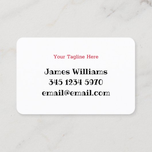 Santa Greetings Visitekaartje (Achterkant)