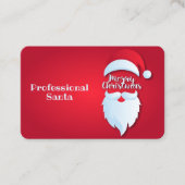 Santa Greetings Visitekaartje (Voorkant)