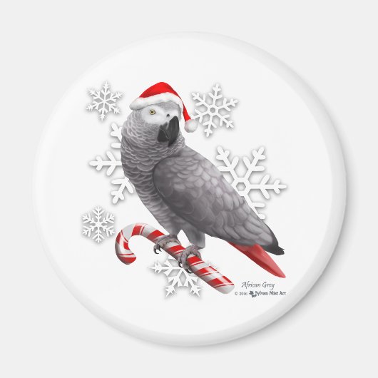 Santa Grey Magnet (Voorkant)