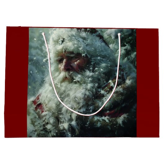 Santa Groot Cadeauzakje (Achterkant)