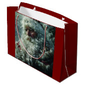 Santa Groot Cadeauzakje (Achterkant Gekanteld)