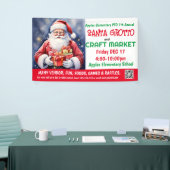 Santa Grotto & Craft Market PTO PTA Kerk Banner (Beurs)