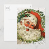  Santa Grunge Feestdagenkaart (Voorkant / Achterkant)