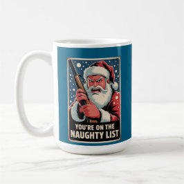 Santa Gun Naughty List Second Amendment Koffiemok