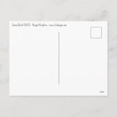 Santa Haai Feestdagenkaart (Achterkant)