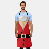 Santa Hairy Chest Funny Schort (Gedragen)