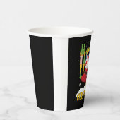 Santa Happy Chrismukkah Funny Hanukkah Kerstmis Papieren Bekers (Rechts)