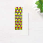 Santa Happy Smiling Face Design Mini Bladwijzer Visitekaartjes (Bureau)