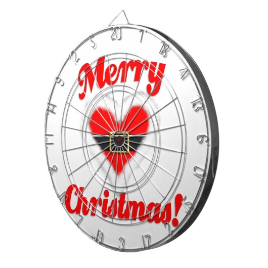 santa hart dartbord (Voorkant Rechts)