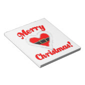 santa hart notitieblok (Schuin)