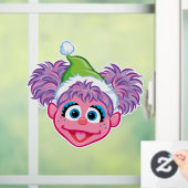 Santa Hat Abby Raamsticker (Huis)