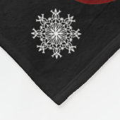 Santa Hat American Bulldog Dog In Christmas Socks Fleece Deken (Hoek)