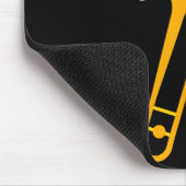 Santa Hat And Trombone Cool Christmas Novelty Muismat (Hoek)