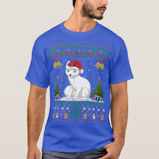Santa Hat Arctic Fo Xmas lichtend Ugly Arctic Fo C T-shirt