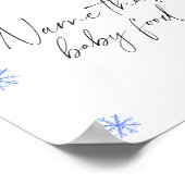 Santa hat - Baby noem dat eten Poster (Hoek)