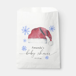 Santa Hat - baby shower Bedankzakje