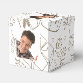  Santa Hat Basketball Reindeer Christmas Fun Sport Bedankdoosjes (Achterkant)