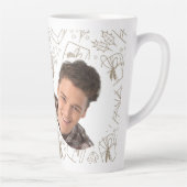 Santa Hat Basketball Reindeer Christmas Fun Sport Latte Mok (Rechts)