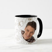 Santa Hat Basketball Reindeer Christmas Fun Sport Mok (Voorkant rechts)