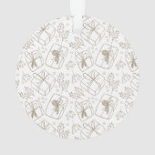  Santa Hat Basketball Reindeer Christmas Fun Sport Ornament (achterkant)