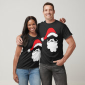 Santa Hat Beard T-shirt (Unisex)