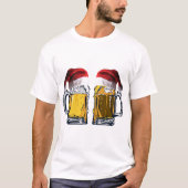 Santa Hat Beers T-shirt (Voorkant)