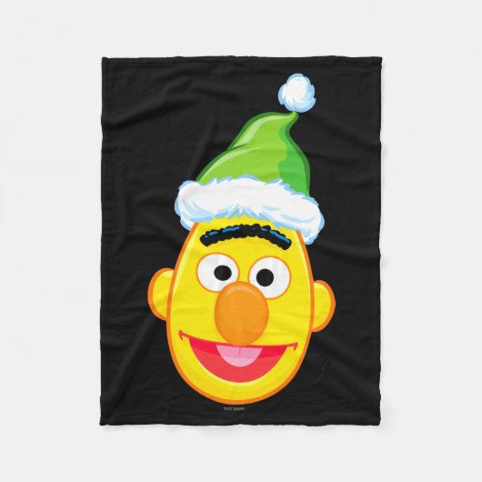Santa Hat Bert Fleece Deken (Voorkant)