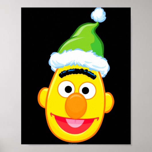 Santa Hat Bert  Poster (Voorkant)