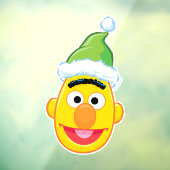 Santa Hat Bert Raamsticker (Vel 3)