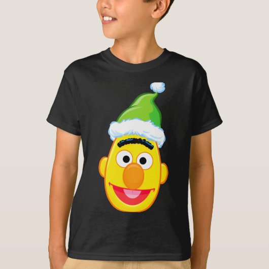 Santa Hat Bert  T-shirt (Voorkant)