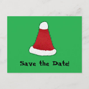 Santa Hat, bewaar de datum! Aankondigingskaart
