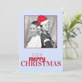 Santa Hat (beweegbaar)-fotokaart Kaart (Staand voorkant)