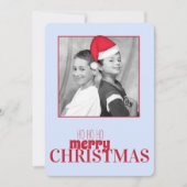 Santa Hat (beweegbaar)-fotokaart Kaart (Voorkant)