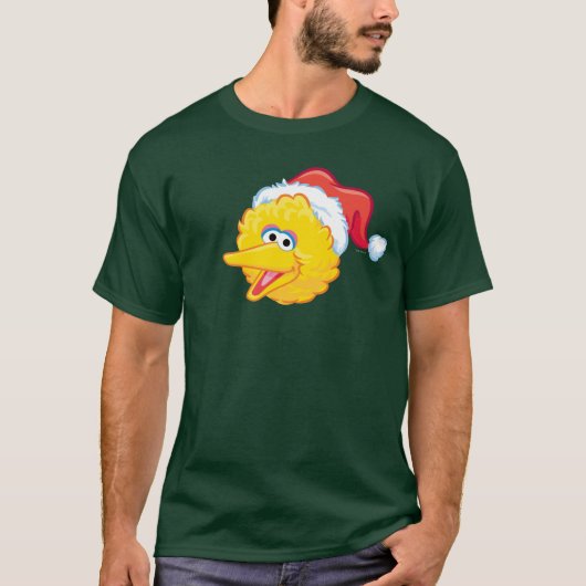 Santa Hat Big Bird T-shirt (Voorkant)
