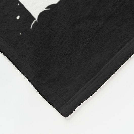 Santa Hat Bigfoot Believe Christmas Lights Rock Sa Fleece Deken (Hoek)