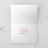 Santa Hat Birds vrolijke kerst Kaart (Binnen)