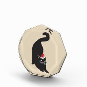 Santa hat Black Cat Fotoblokken (Rechts)
