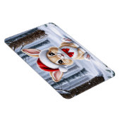 Santa Hat Bunny Magnet Magneet (Rechterzijde)