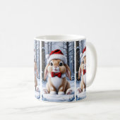 Santa Hat Bunny Mok (Voorkant rechts)