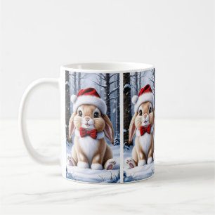 Santa Hat Bunny Mok