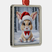 Santa Hat Bunny Ornament (Rechts)