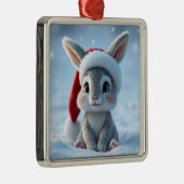 Santa Hat Bunny Ornament (Rechts)