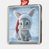 Santa Hat Bunny Ornament (Links)