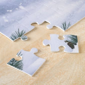 Santa Hat Bunny Puzzel (Zijkant)
