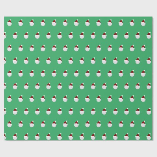 Santa hat cadeaupapier (Vlak)