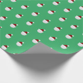 Santa hat cadeaupapier (Hoek)