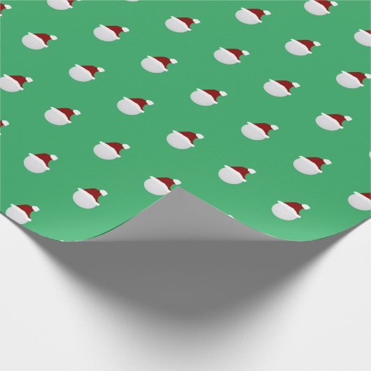 Santa hat cadeaupapier (Hoek)