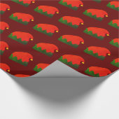 Santa hat cadeaupapier (Hoek)