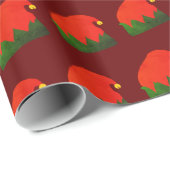Santa hat cadeaupapier (Rol Hoek)